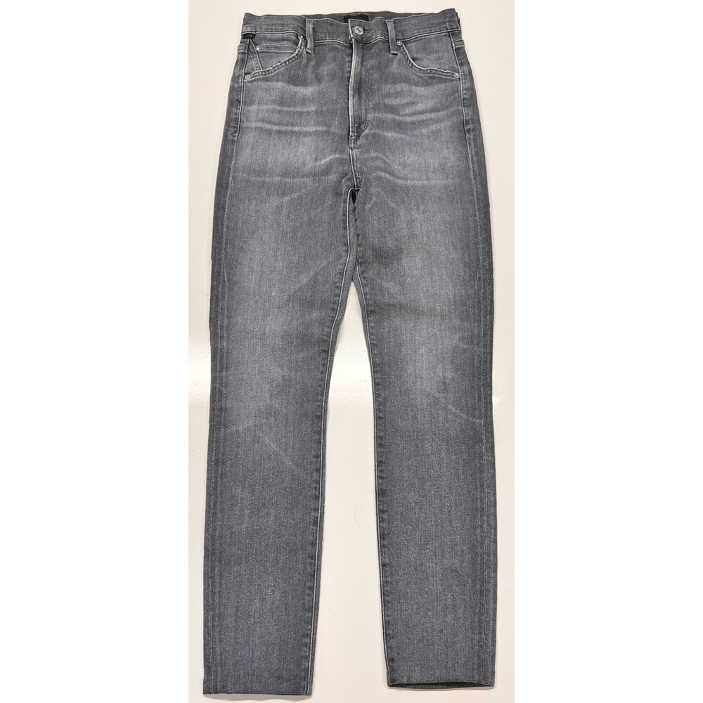 Citizens of Humanity Chrissy High Rise Skinny Jeans Womens 26 Gray Wash CoH